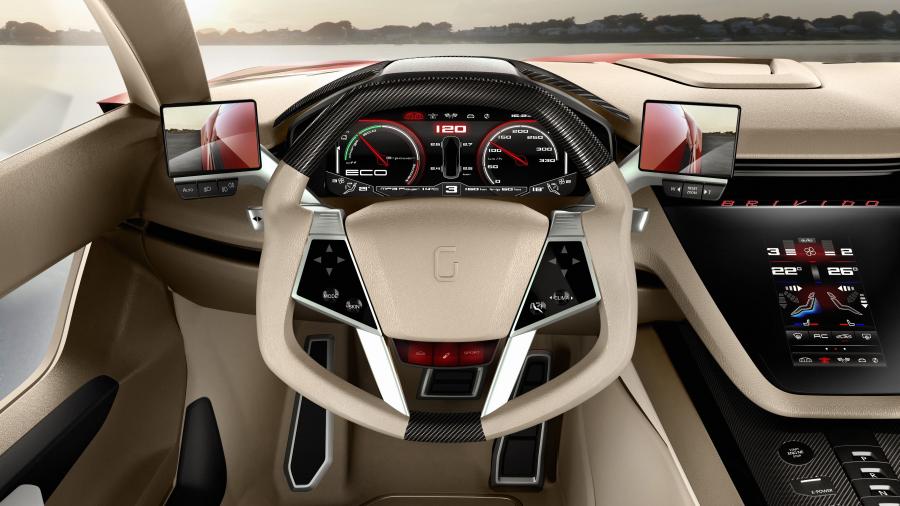 Панель приборов ItalDesign Brivido 2012 года  (фото 3 из 9)